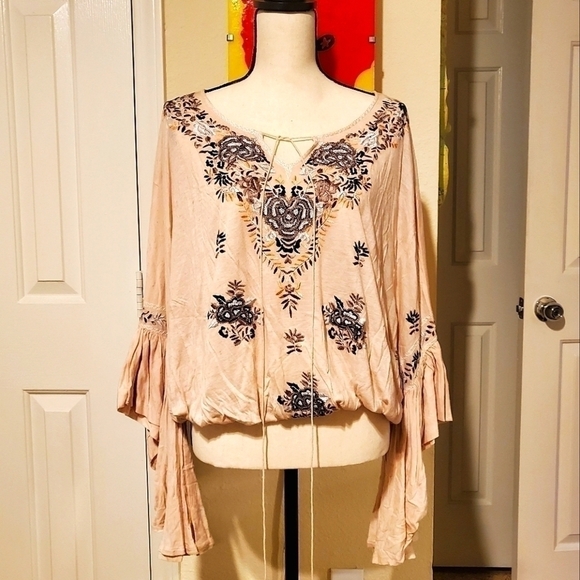 Free People Tops - Free People | Boho Bell Sleeve Top